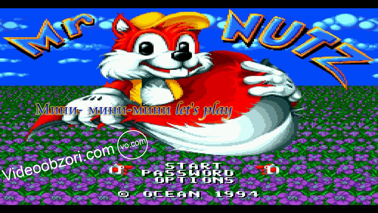 Мини- мини-мини let's play Mr Nutz (Sega) - начало приключении