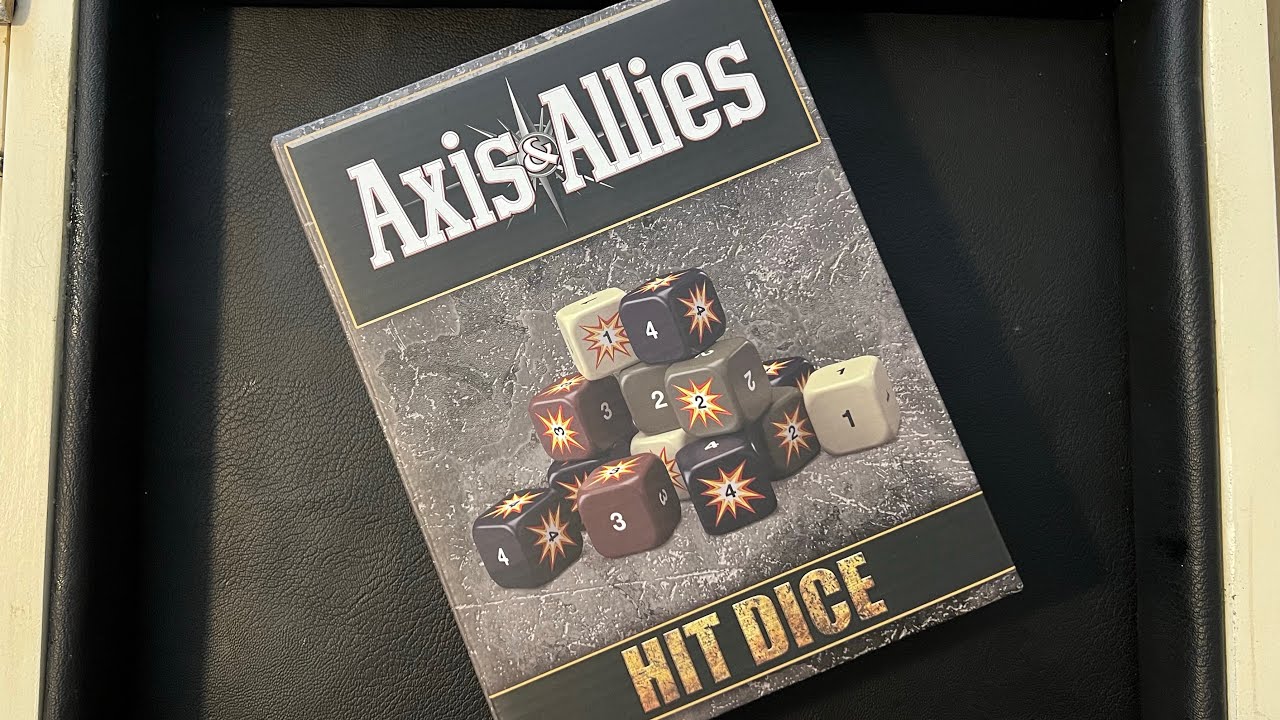My two cents- Unboxing Axis & Allies hit dice