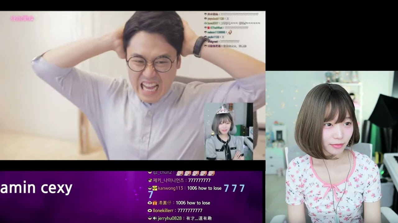 《Namin react》娜珉魅力無法擋！？連母單遊戲男主都驚訝的美顏...  / 有ROLLIN' 有02 有Kisses...娜心大悅！這邊大中！！