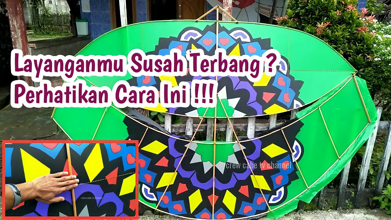 Cara membuat kerangka layangan gapangan Pegon yang benar agar mudah di terbangkan