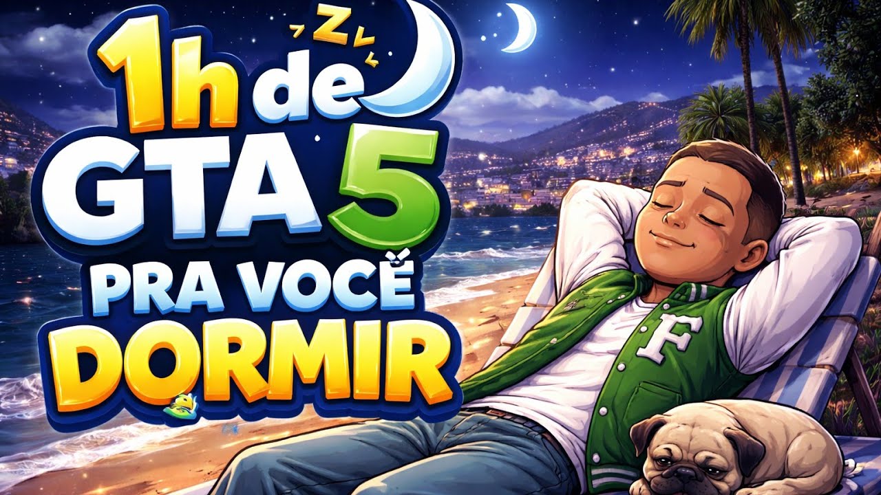 1h de GTA online pra você dormir! 