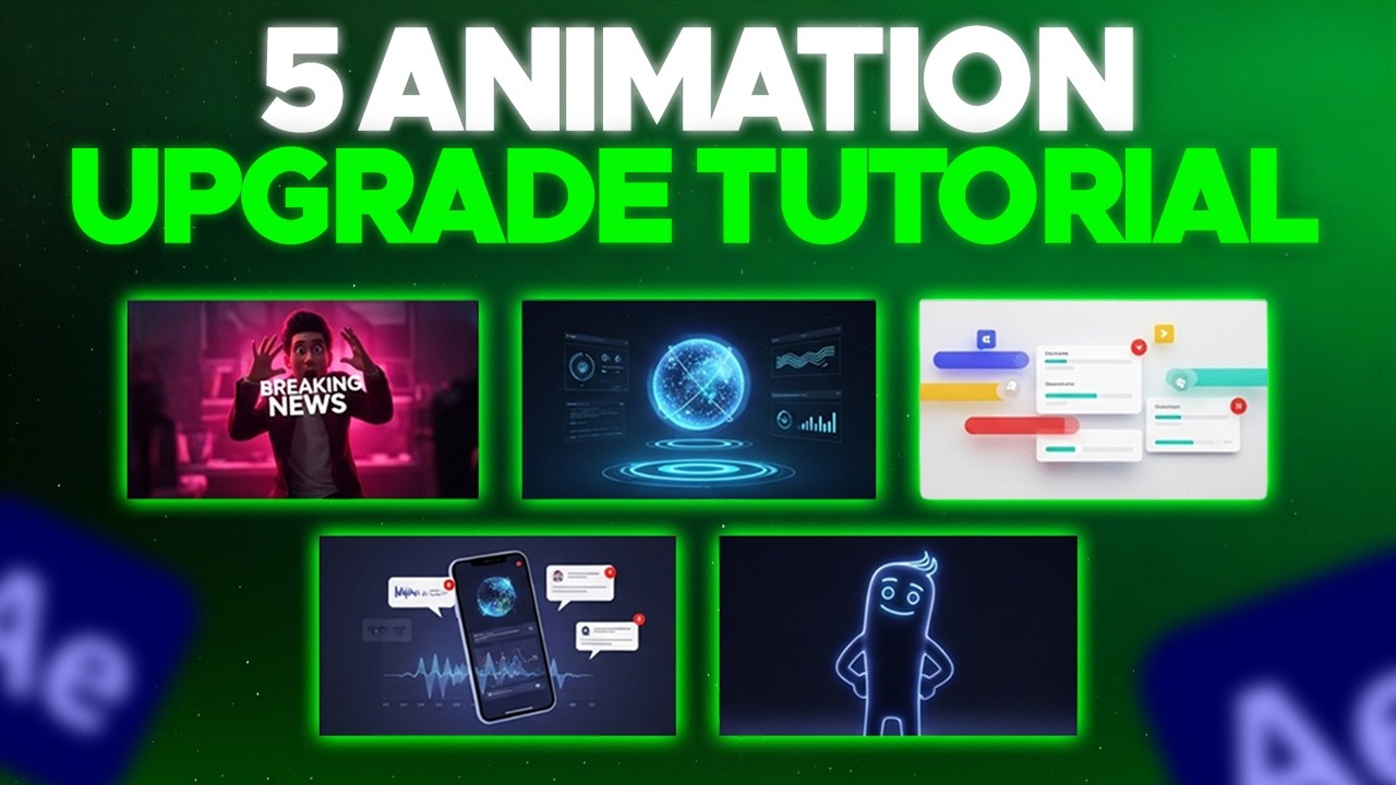 5 приемов анимации в After Effects, которые мгновенно придадут видео профессиональный вид.