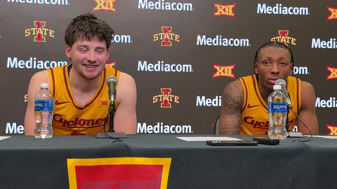 Nate Heise, Jamarion Batemon post Houston press conference