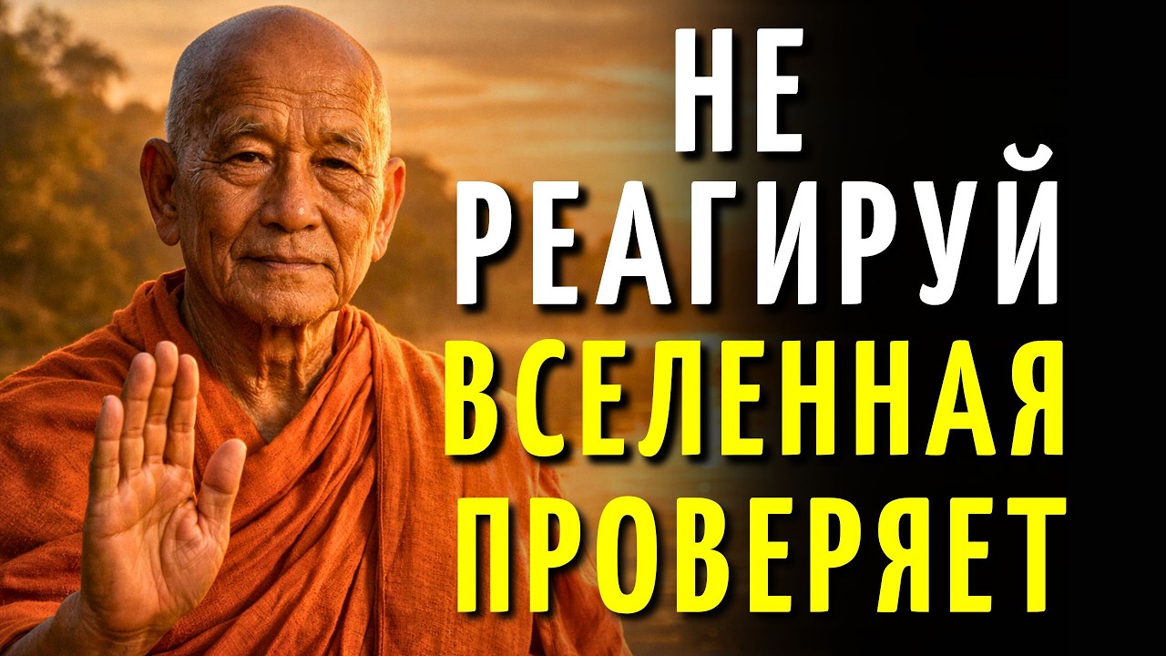 НЕ РЕАГИРУЙ НА ЭТО — ВСЕЛЕННАЯ ПРОВЕРЯЕТ ТЕБЯ  | БУДДИЙСКАЯ МУДРОСТЬ