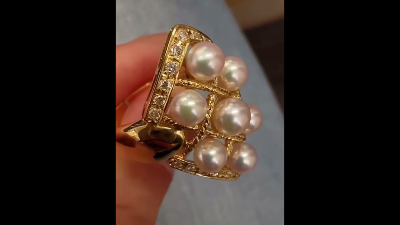 天然海水珍珠戒指 #戒指 #jewelry #shirtsvideo #珠寶