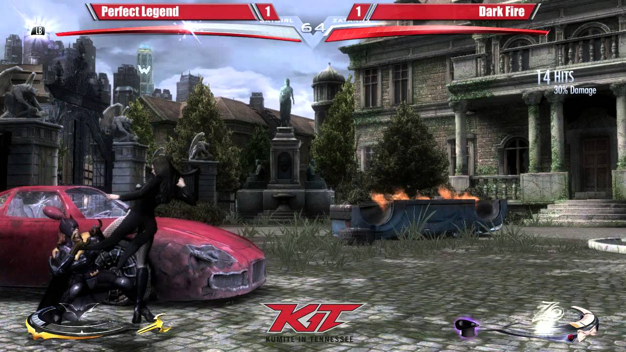 Injustice @ KIT15 — Perfect Legend (Охотник на людей/Бэтгёрл) против Dark Fire (Затанна) [720p/60...