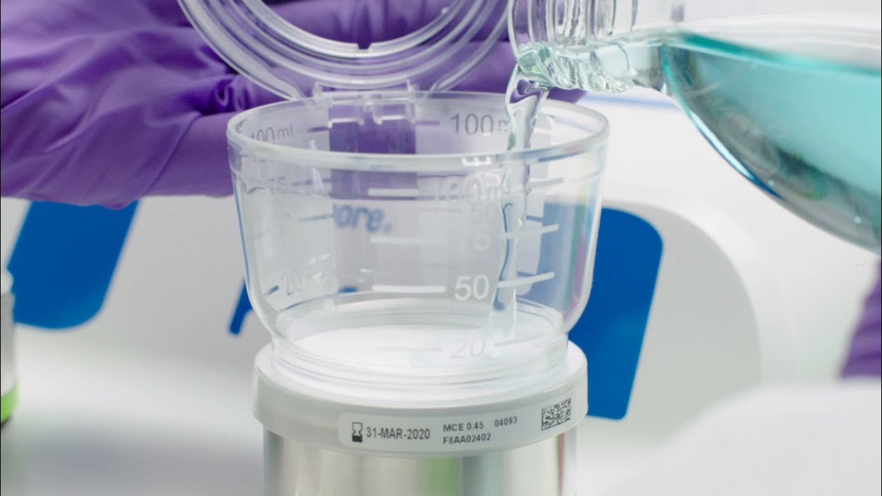 Microbial water and bioburden testing with the Milliflex Oasis® filtration system