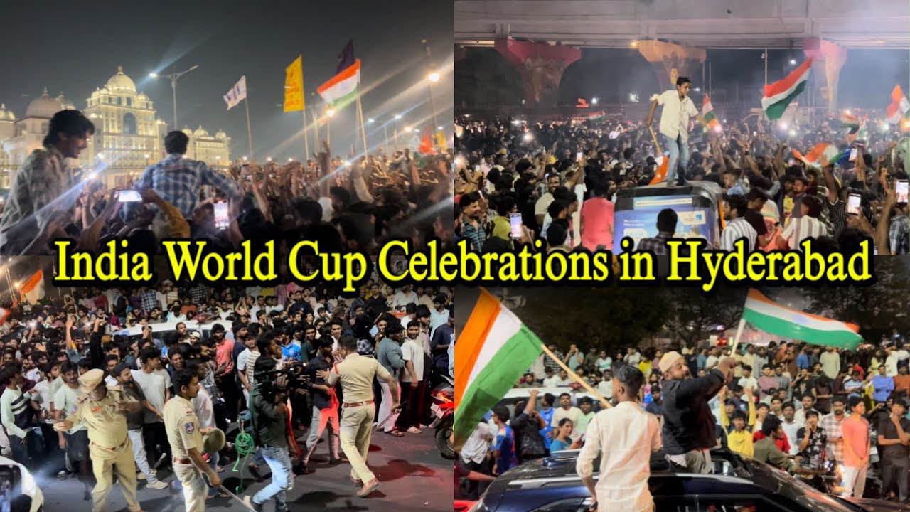 India Won World Cup🏆Celebrations at Tankbund Hyd🇮🇳 #india #worldcup #celebration #satish_liker 