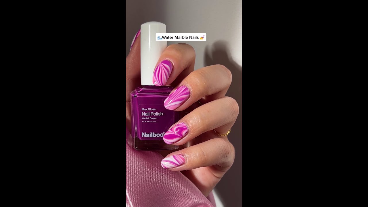Water Marble Nails