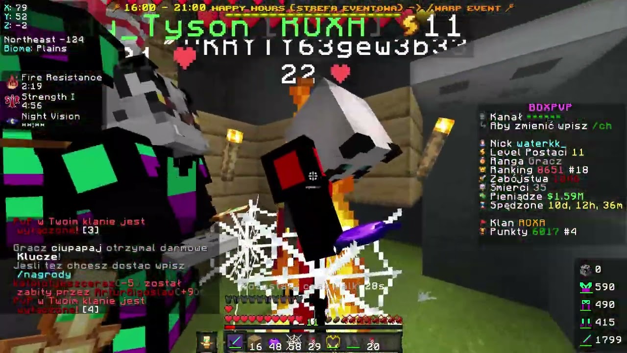 ZOBACZ SAM JAK ZDOBYŁEM NAJLEPSZE ITEMY NA TYM BOXPVP DOMINACJA Z KLANEM ROXA KONKURS KUSZE RAPY.PL