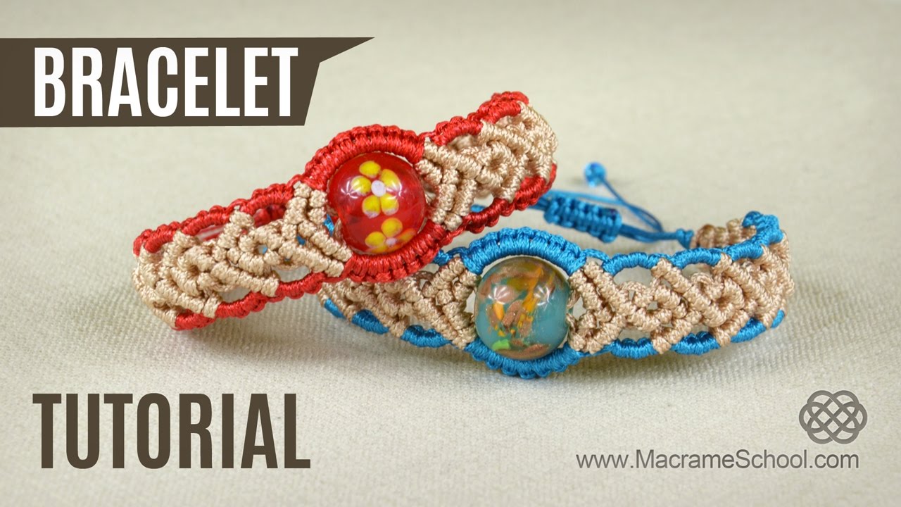 Big Bead Bracelet in Two Colors | Tutorial by Macrame School