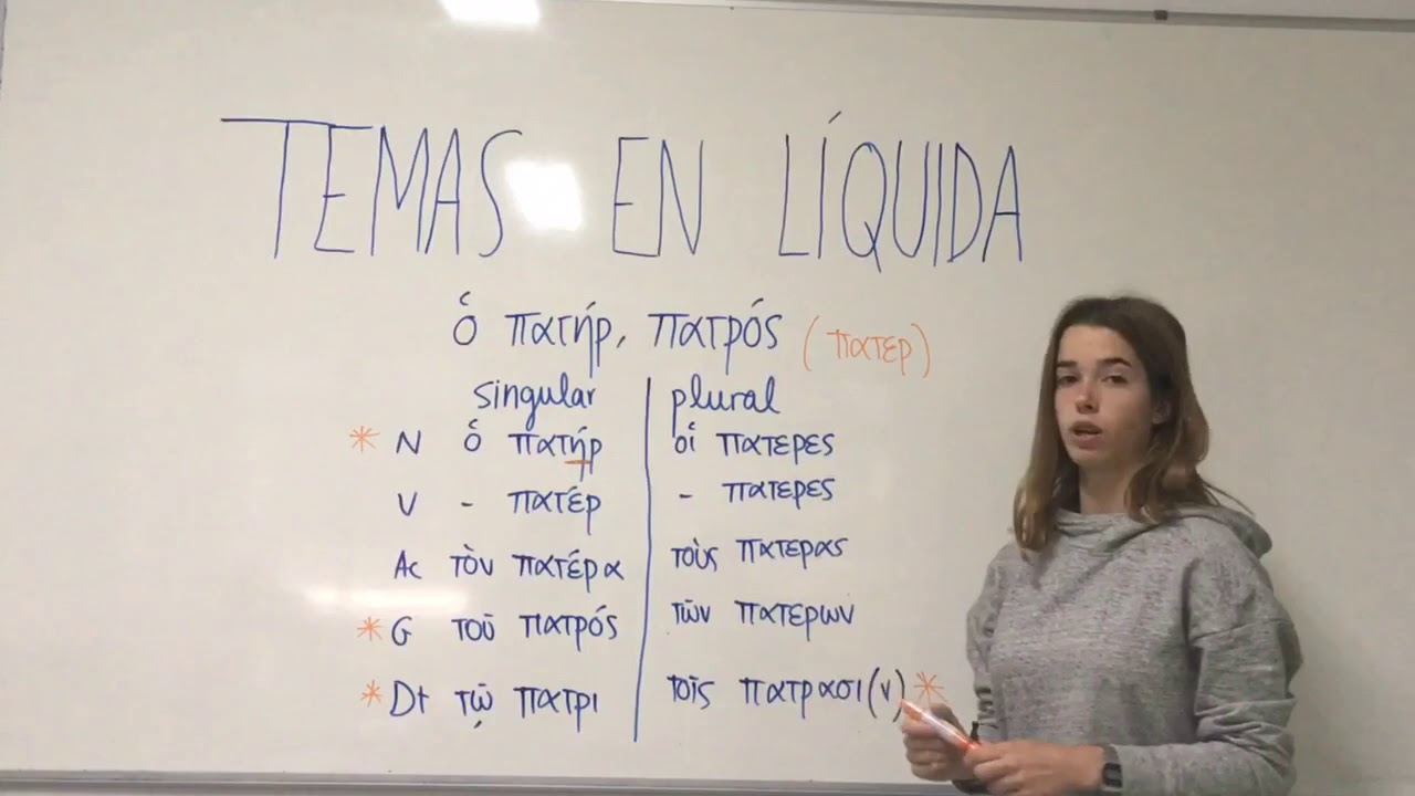 TERCERA DECLINACIÓN (TEMAS EN LÍQUIDA)