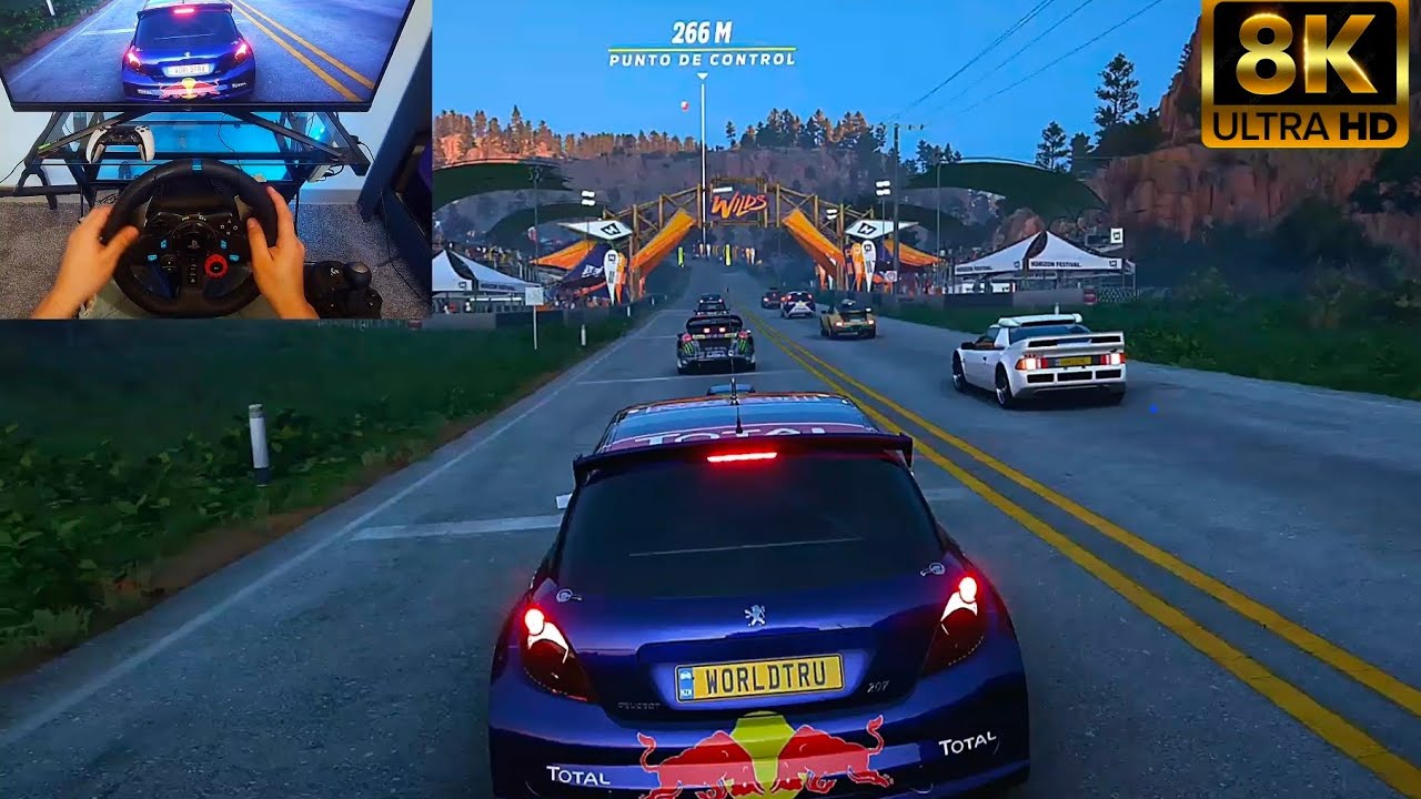 PS5 60 FPS GAMEPLAY#FH5_PEUGEOT 207 S DIRT RACING RALLY