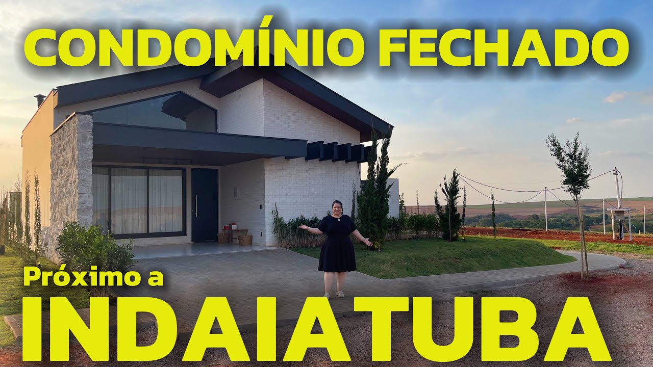 CASA A VENDA EM CONDOMÍNIO FECHADO NA REGIÃO DE INDAIATUBA 