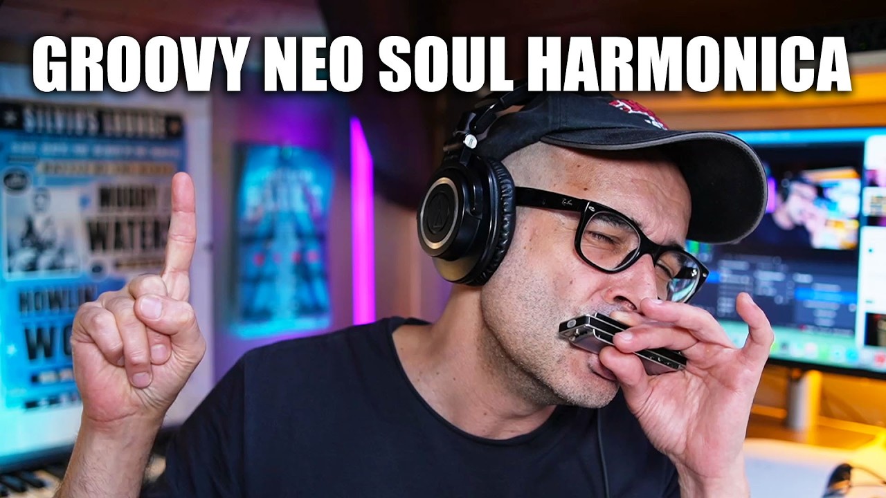 Groovy Neo Soul Dm | Armonica C scala blues terza posizione