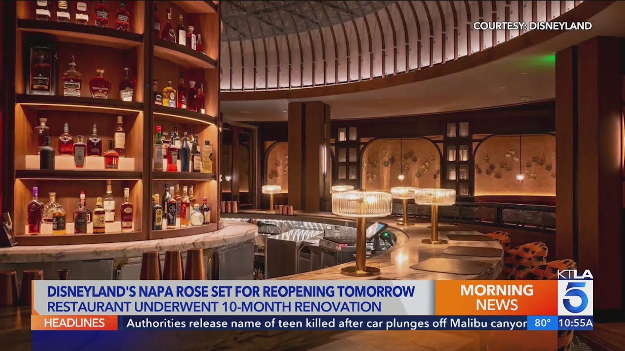 Disneyland&rsquo;s Napa Rose to reopen with updated menu, redesigned spaces