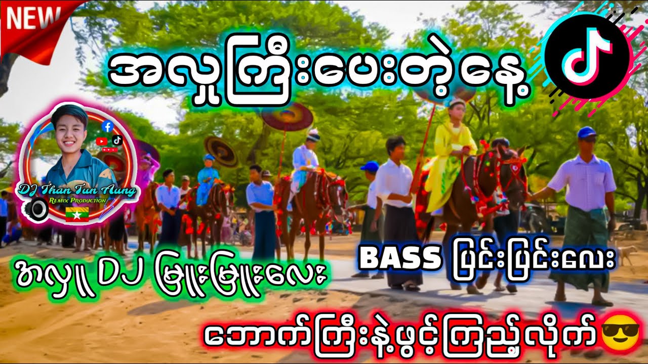 အလှူကြီးပေးတဲ့နေ့ Remix //  BASS ပြင်းပြင်းလေး DJ Than Tun Aung Remix Production