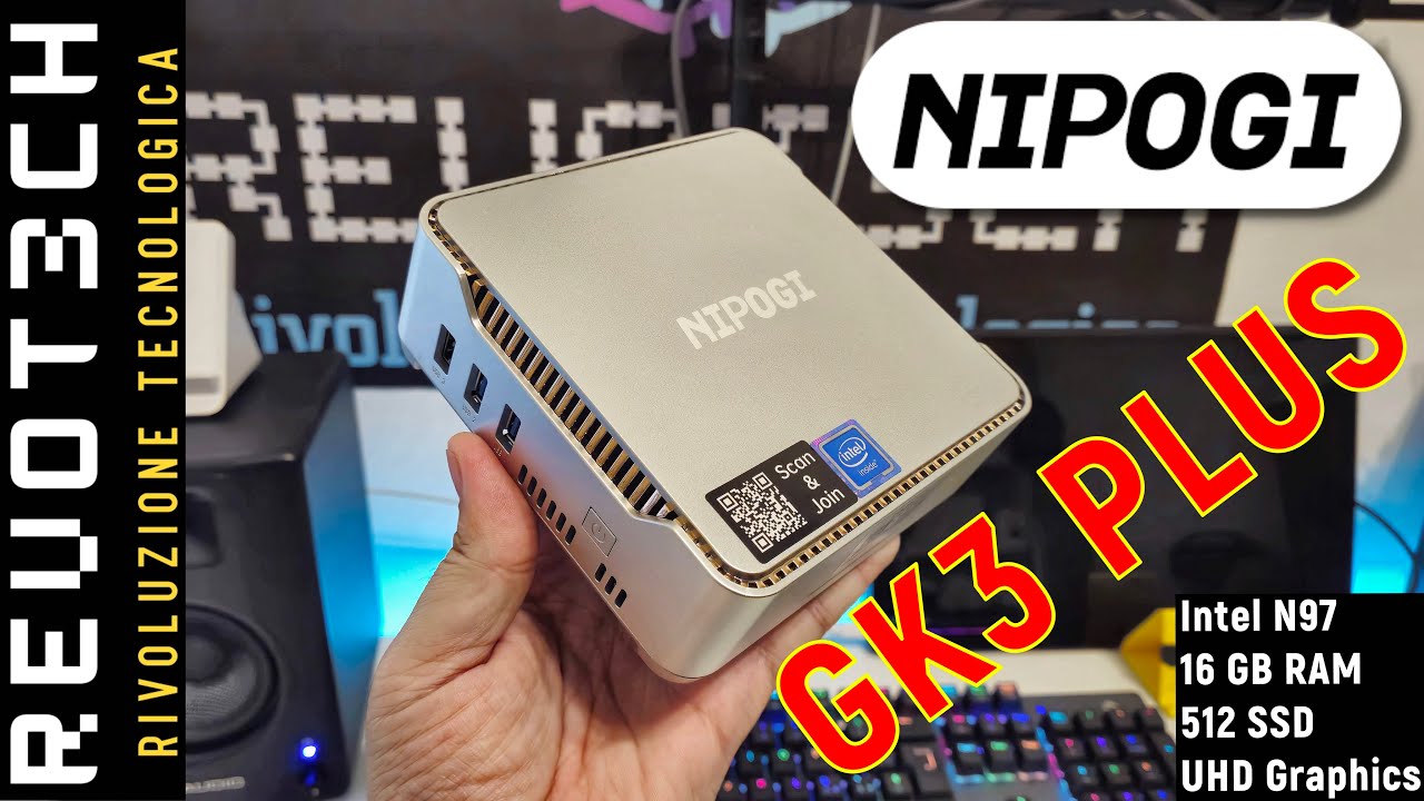 Nipogi Mini PC GK3 PLUS: Ottima Scelta LOW COST - Review