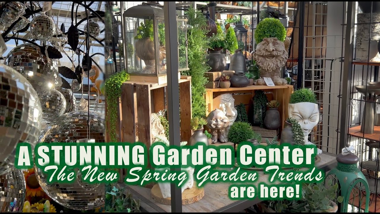 Let's Tour The Most STUNNING Garden Center + Garden Decor for SPRING 2025!