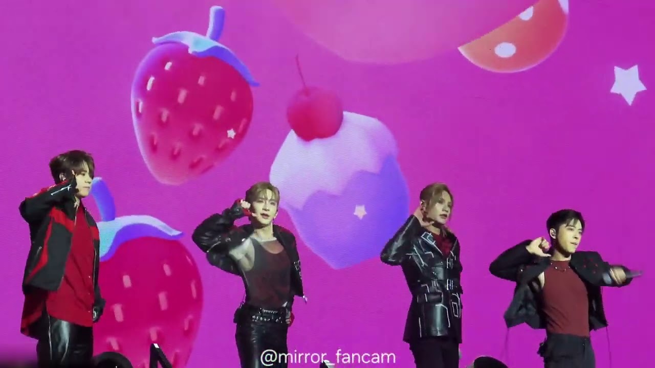 Mirror First Day Anson Lo 盧瀚霆XEdan Lui 呂爵安XKeung To 姜濤XJeremy Lee 李駿傑 Strawberry Love 01.01.2026