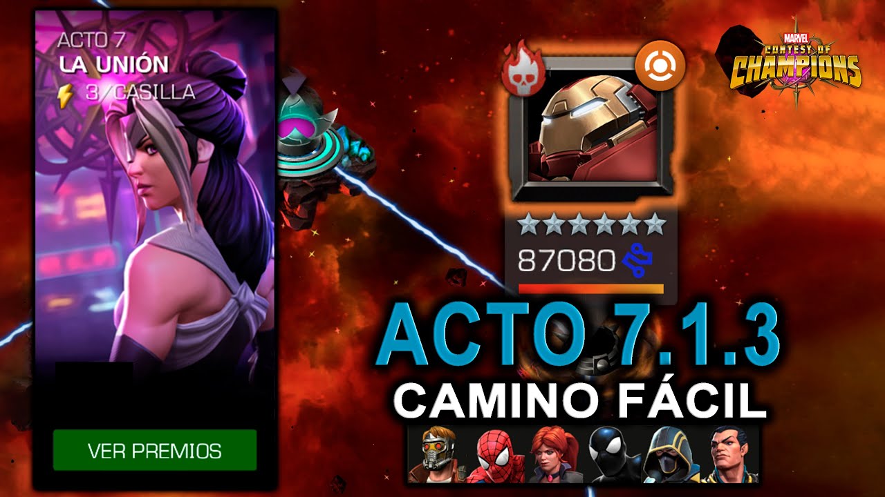 HulkBuster ACTO 7.1.3 Camino F&aacute;cil | C&oacute;mo Derrotar a HulkBuster | MCOC V&iacute;deo 464