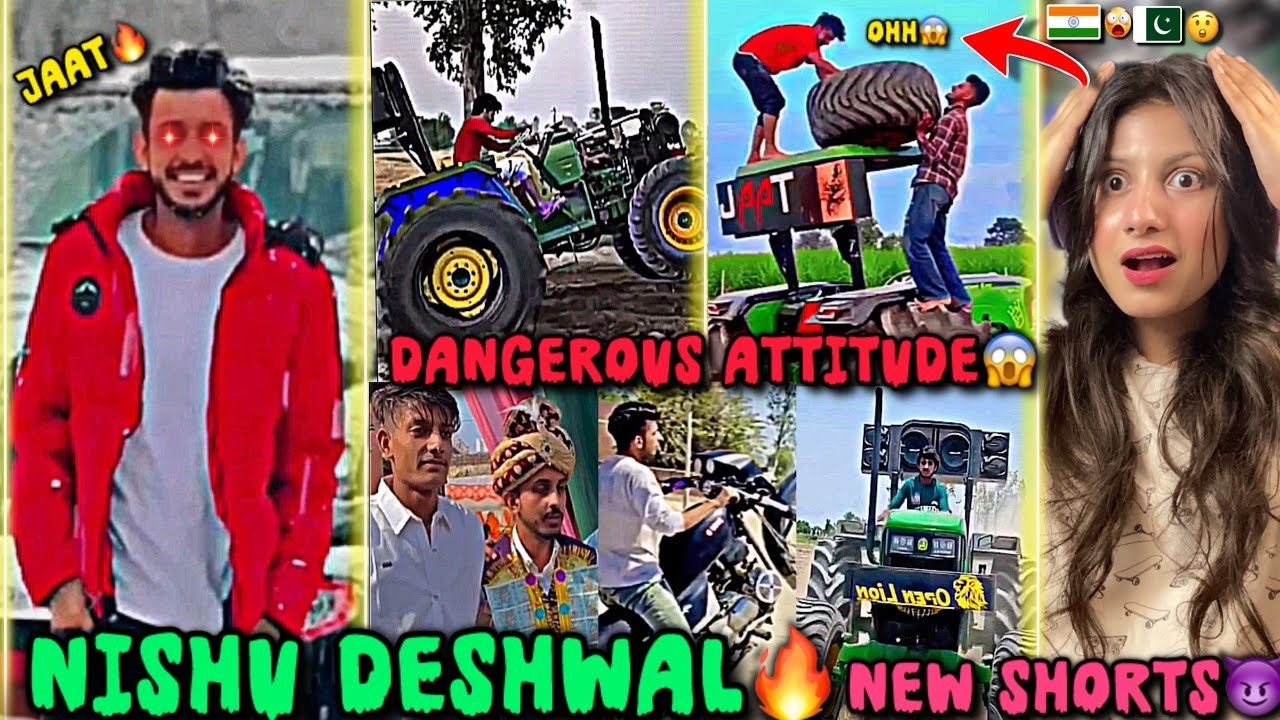 reaction On nishu Deshwal dangerous😱attitude😈videos🔥/shorts #nishudaswal #jaat #nishubhai