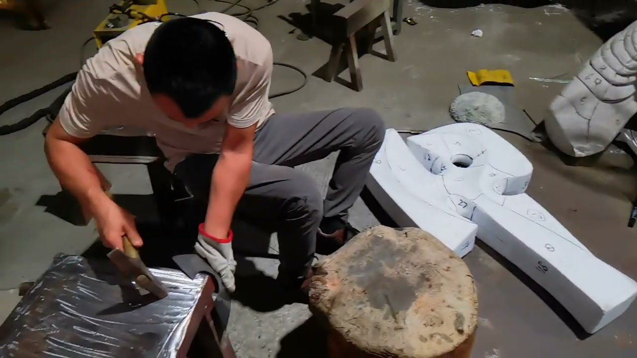 &Ccedil;in Paslanmaz &Ccedil;elik Heykel St&uuml;dyosu, &Ccedil;in Metal Heykel At&ouml;lyesi, &Ccedil;in &Ccedil;elik Heykelci Fabrikası Videosu