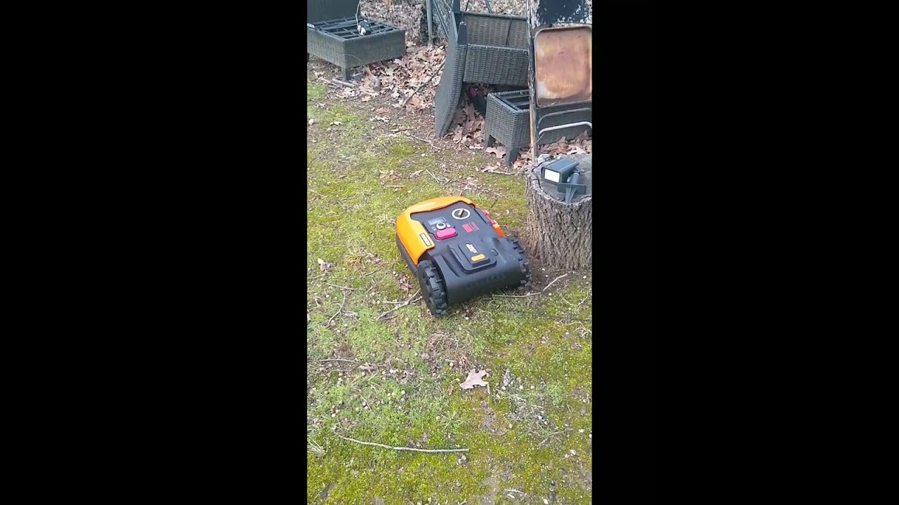 Work Landriod Wr155 First Edge Run #worx #landriod #automowertester #automower