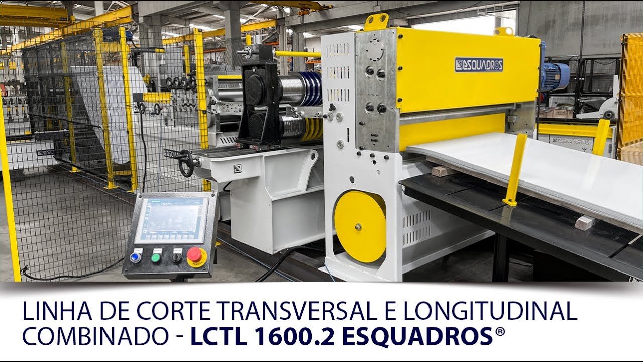 Linha de Corte Transversal e Longitudinal Combinado - LCTL 1600.2 Esquadros
