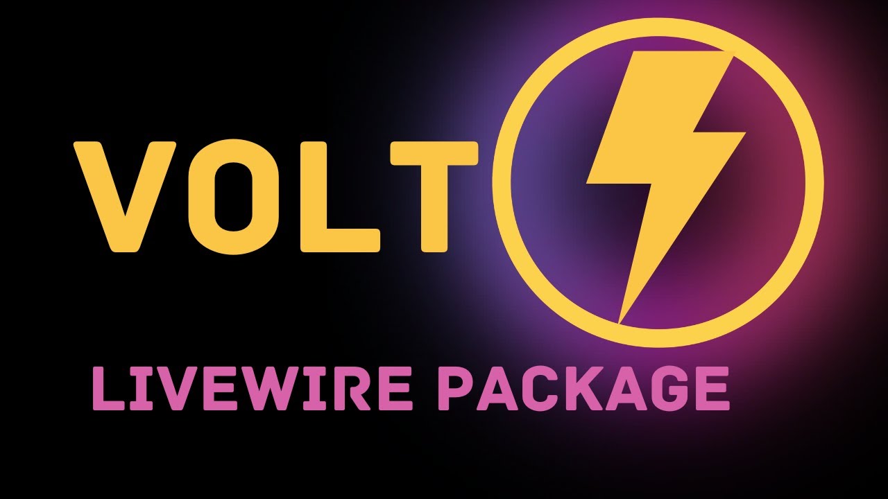 Пакет Laravel Livewire Volt