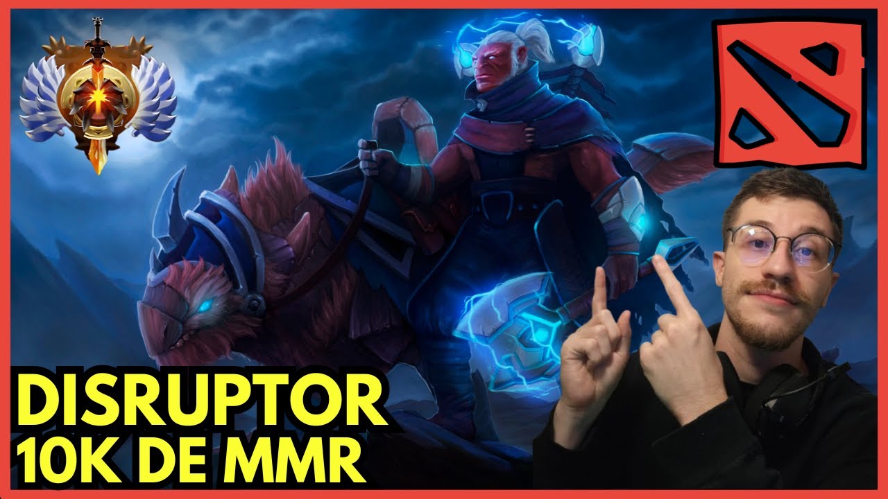 Jogando de Disruptor Suporte 5 no dota 2... Patch 7.38c... 10k de mmr... #Dota2 #dota2brasil