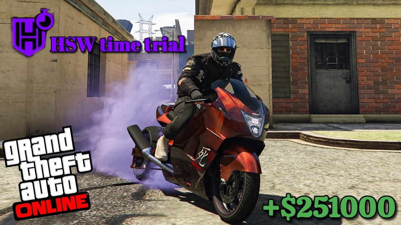 This week HSW time trial I Grand Theft Auto V Enhanced online