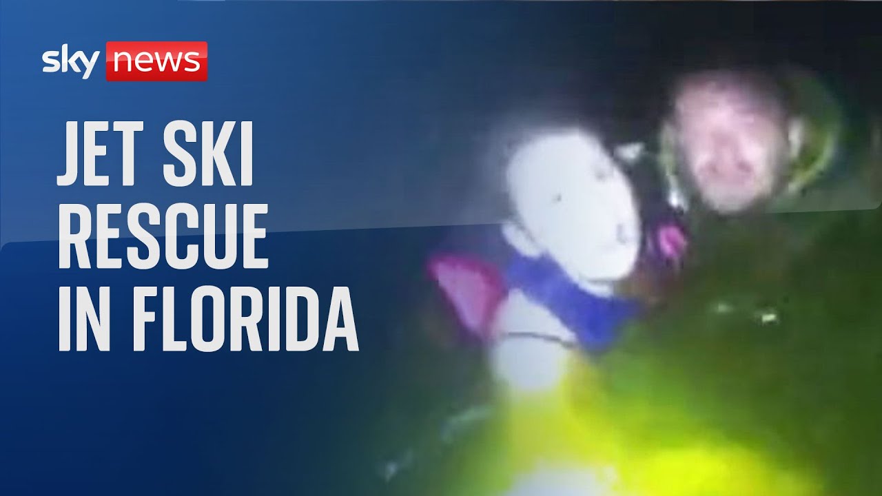 Florida: Father and daughter rescued after jet ski sinks