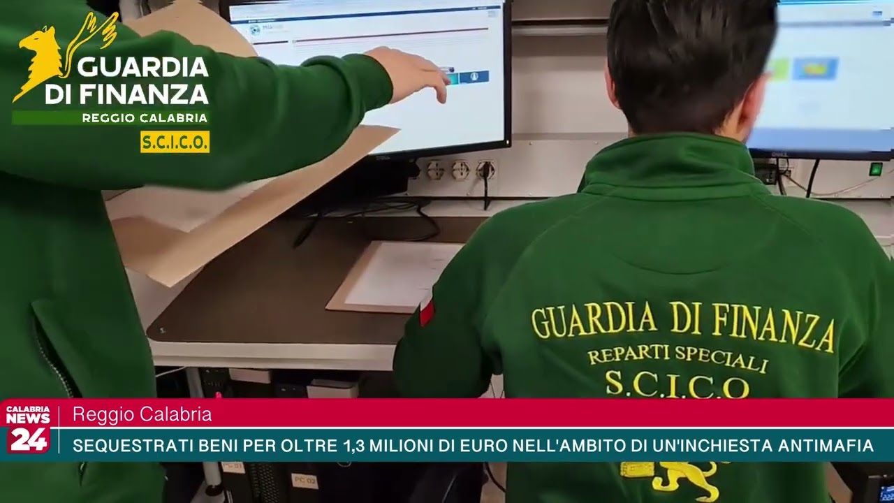 Reggio Calabria - Sequestrati beni per oltre 1,3 milioni di euro nell'ambito di un'inchiesta…