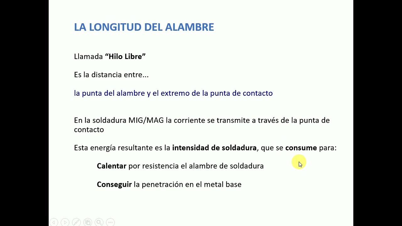 Soldeo MIG MAG y Alambre Tubular Vídeo explicación parte V
