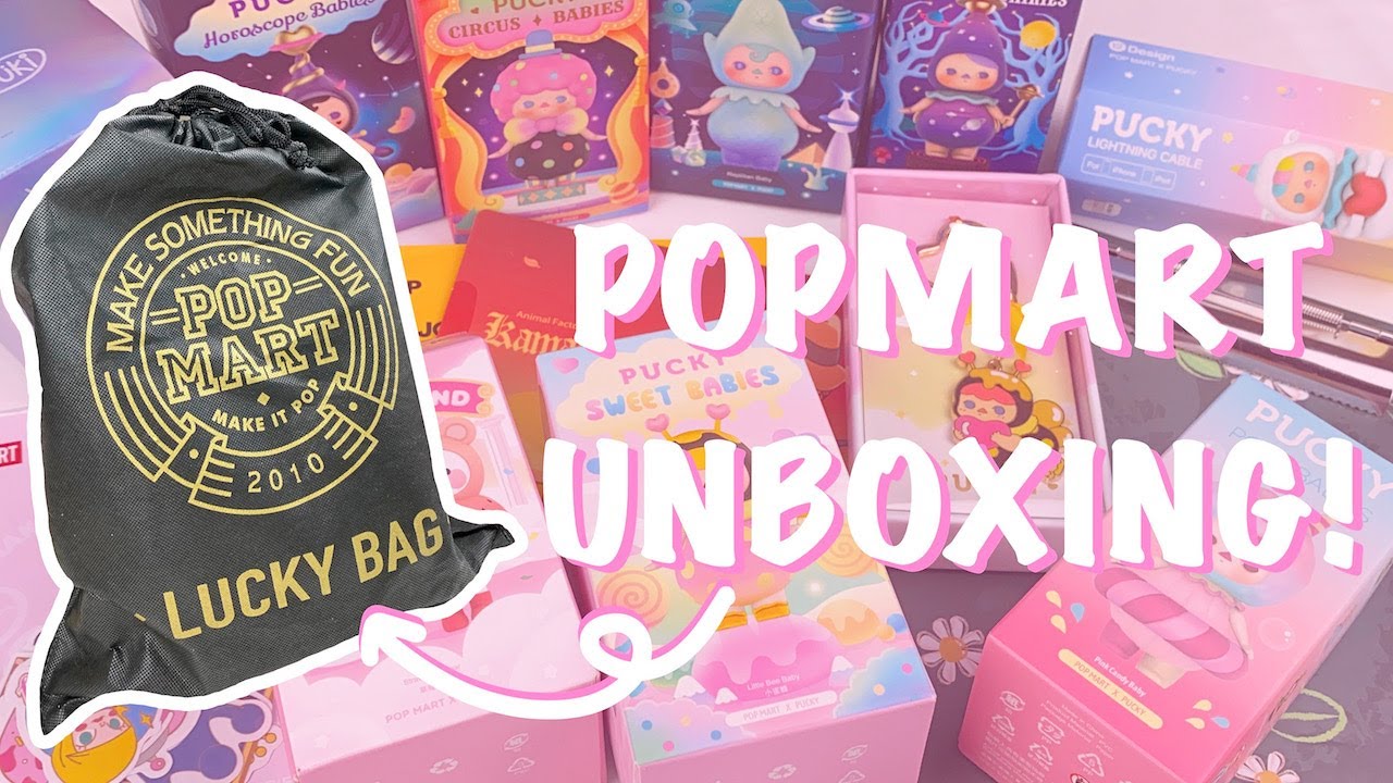 💓KAWAII BLIND BOX FIGURES + LUCKY BAG UNBOXING! | POP MART ♡