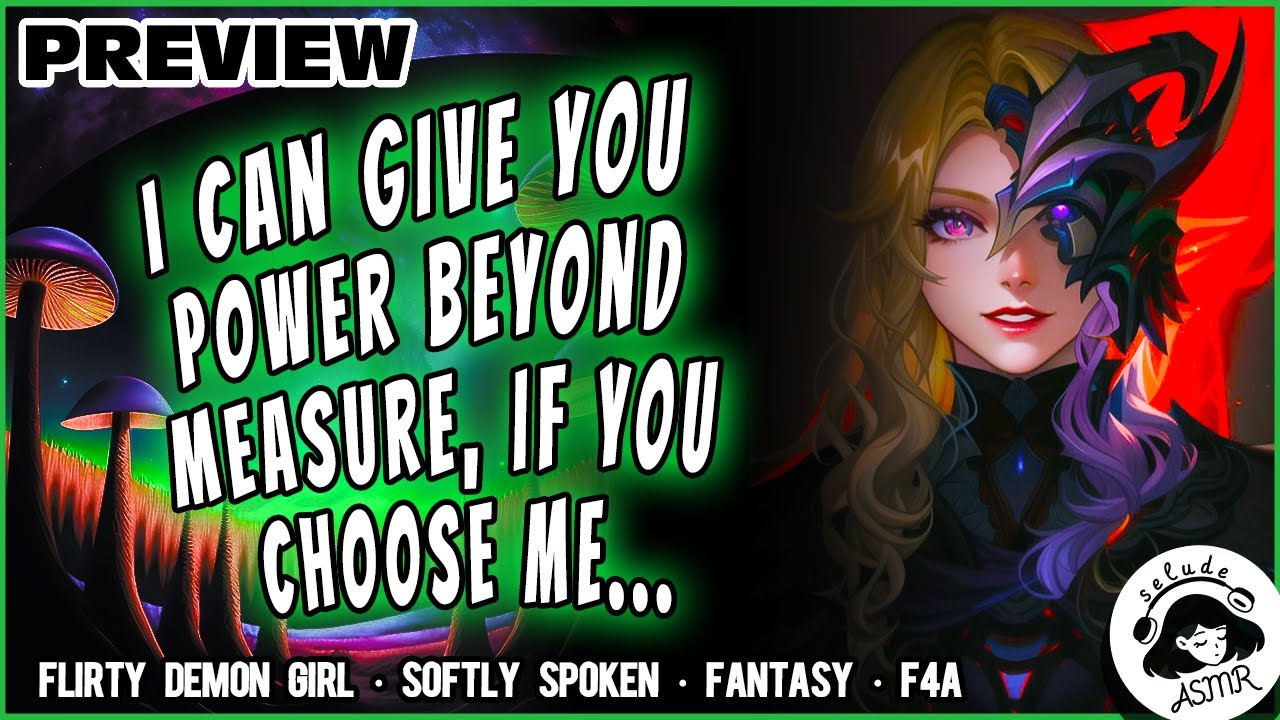 Demon Girl ASMR RP 😈Bossy Demon Girl Wants You...and Has an Offer! [F4A][Preview]