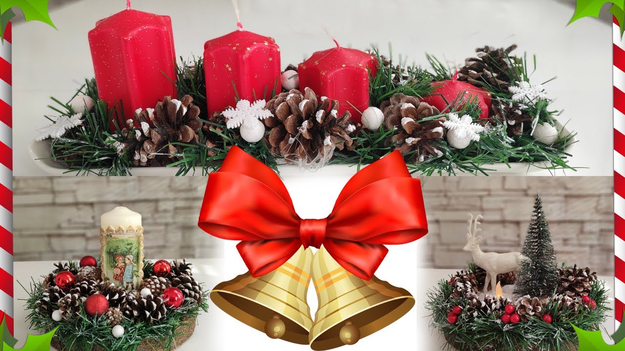 Сделайте новогоднее украшение из шишек ‍🎄 3 идеи - Новогодний декор своими руками