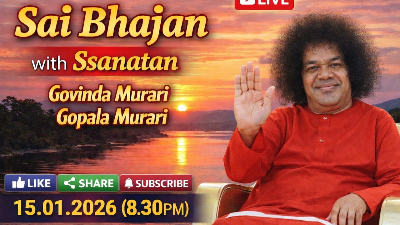 🔴 LIVE Bhajan Singing | Experience Sai’s Blessings Today
