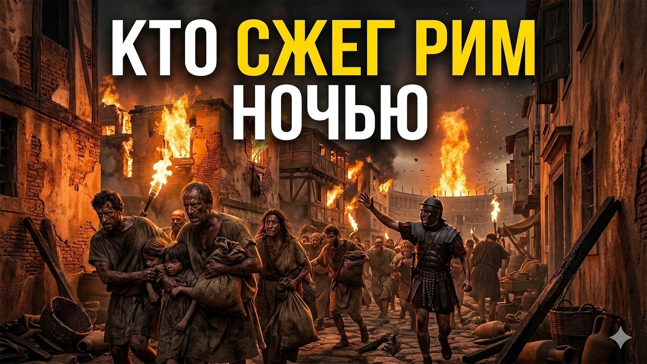 ВЕЛИКИЙ ПОЖАР РИМА: Кого Нерон сделал КОЗЛОМ ОТПУЩЕНИЯ?