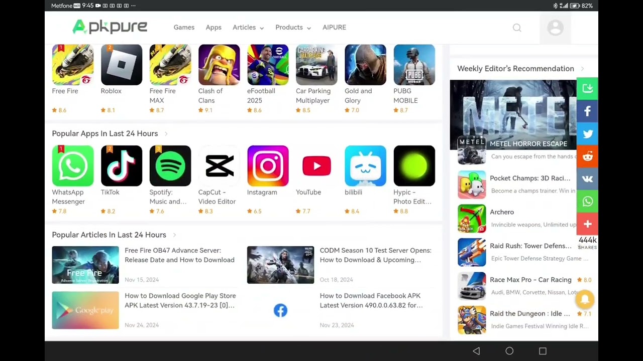 how to use and download games in apkpure (you can download deleted games on this website)