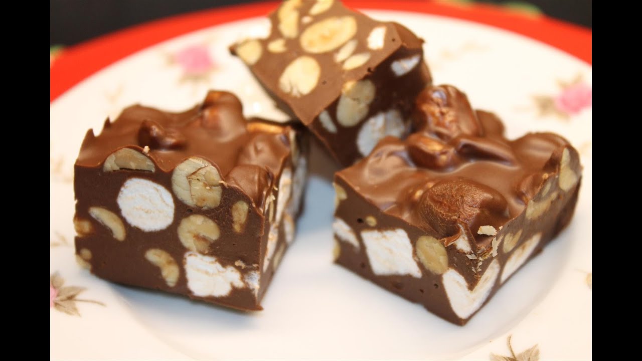Rocky Road Fudge Bars