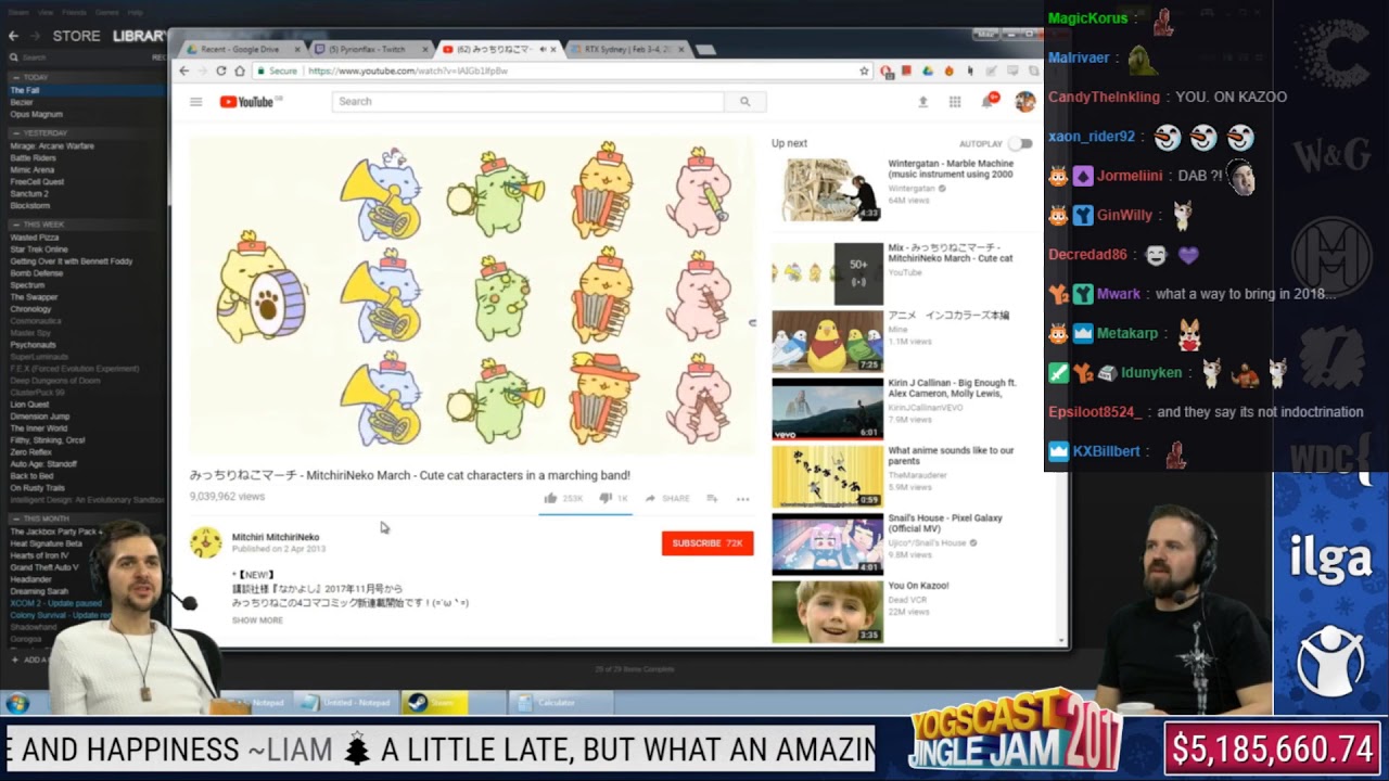 Lewis and Turps Reacts to MitchiriNeko and What Anime Sounds like to Our Parents with Twitch Chat