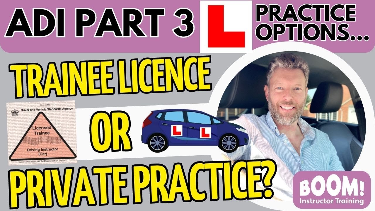 Should a PDI use a Trainee Licence?