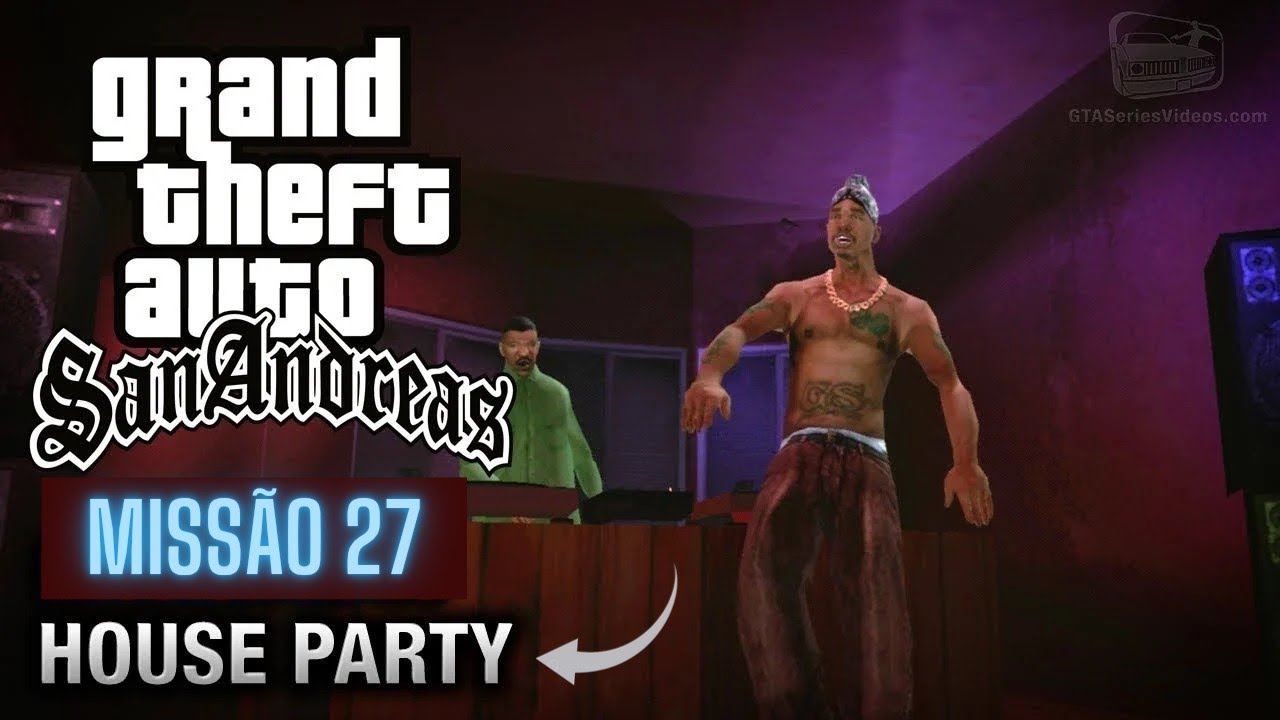 GANGUE DOS BALAS TENTANDO INVADIR A FESTA DO OGLOC, Gta San Andreas
