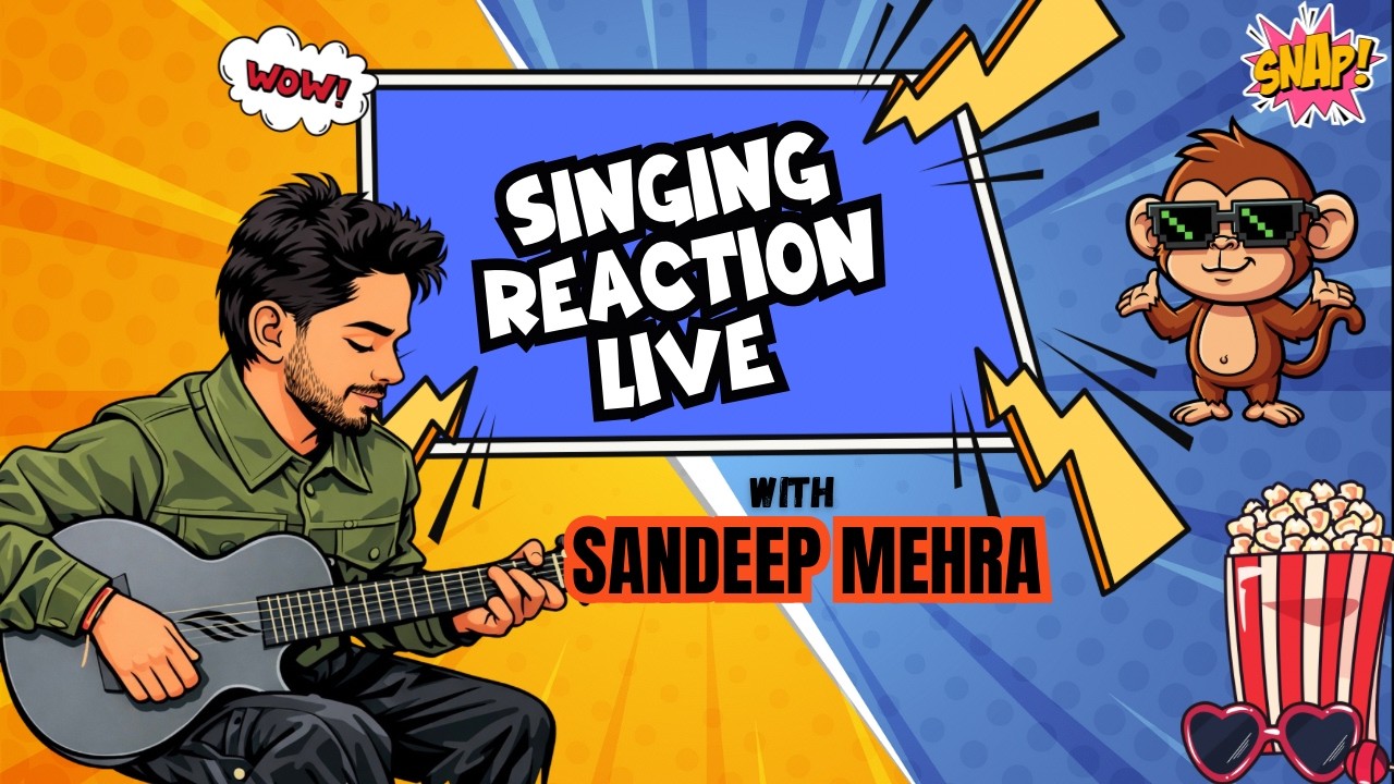 Sandeep mehra Live Stream singing reactions
