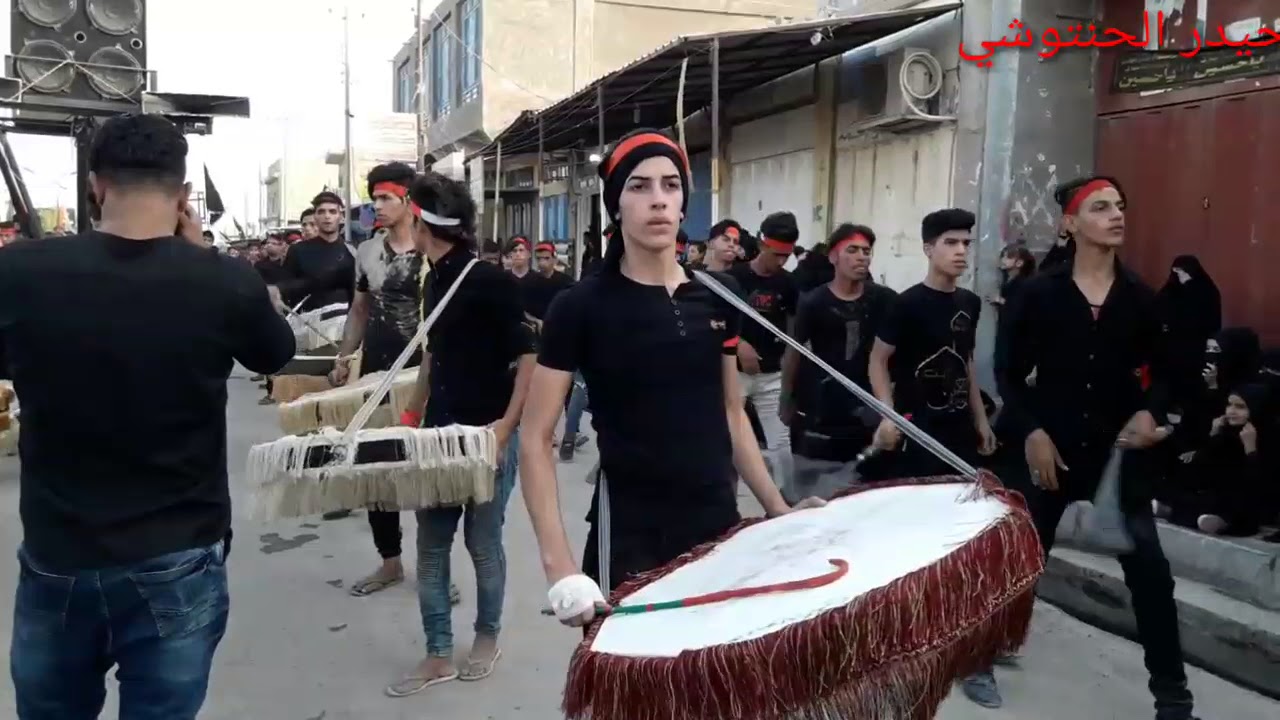 موكب الامام علي بن موسى الرضا(ع)استعراض السابع من محرم علي الحجامي الماي ياعمي الماي