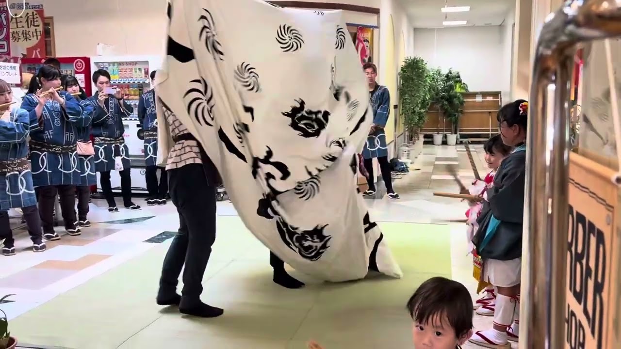 村上市七夕祭加賀町獅子舞2025.08.15