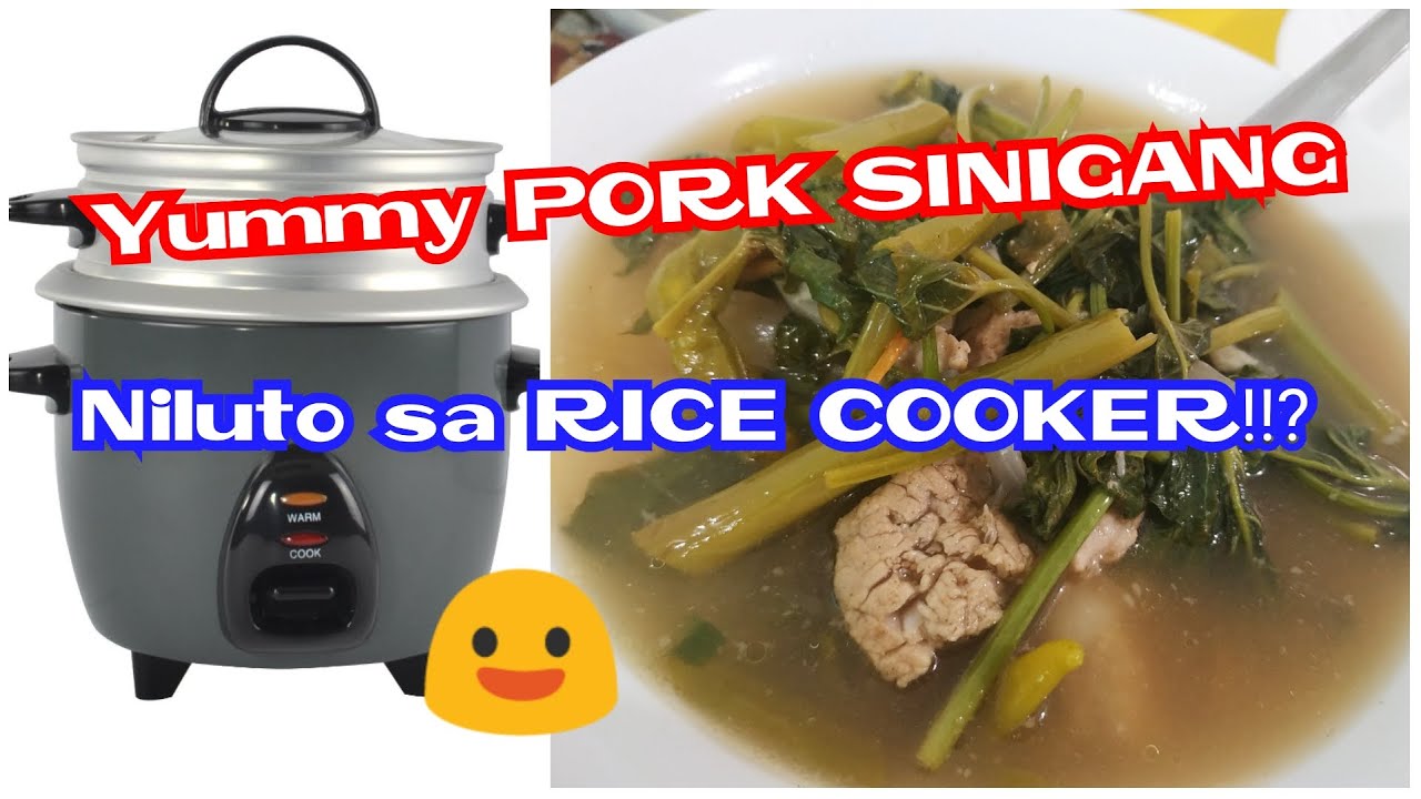 PORK SINIGANG SA RICE COOKER | RICE COOKER MEAL | Paano magluto gamit ang rice cooker