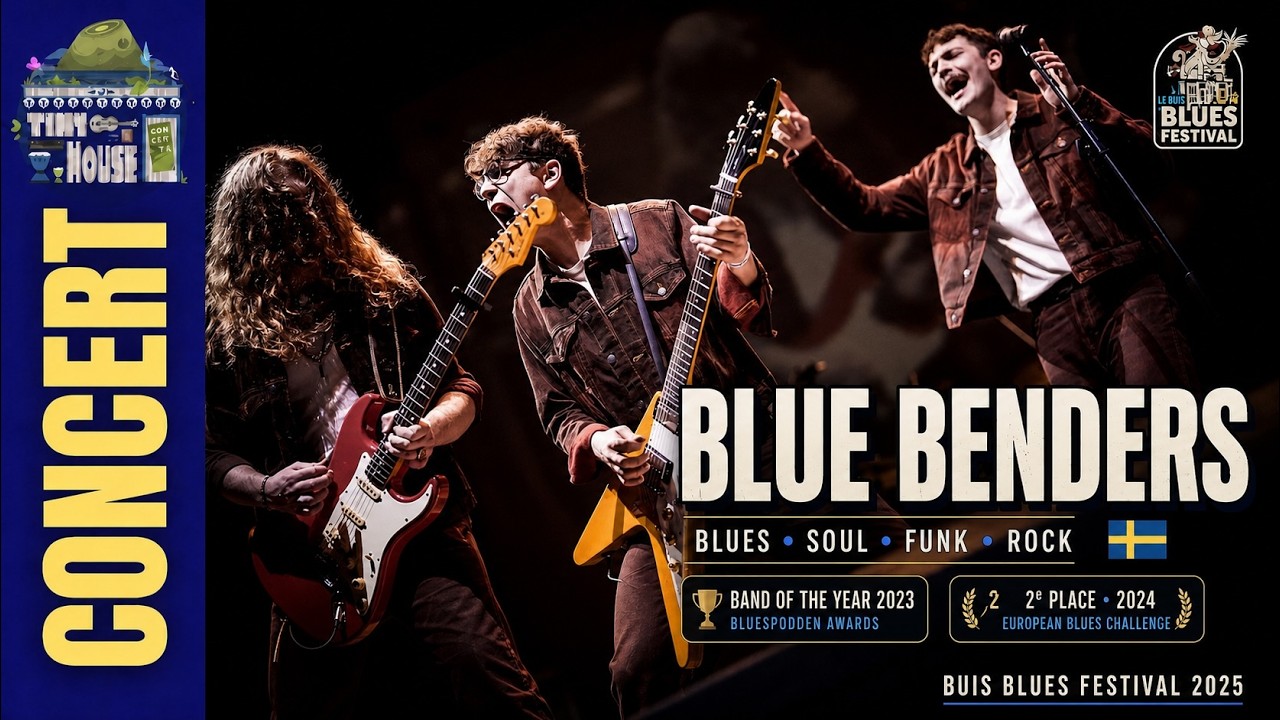 🎸 THE BLUE BENDERS &ndash; Tiny House Concert | Live @ Buis Blues Festival 2025 | Culture Nomade TV